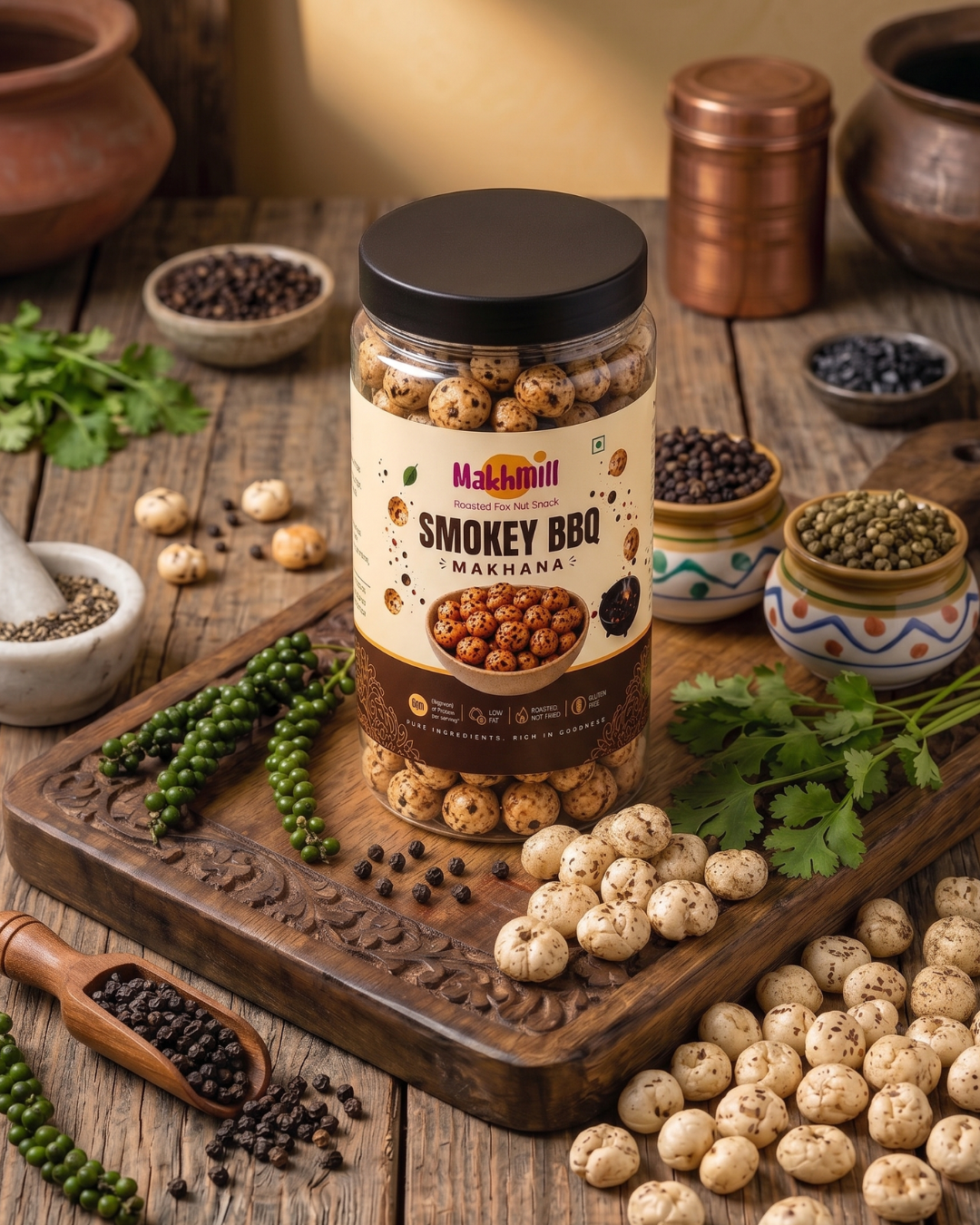 Smokey BBQ Makhana -70gm
